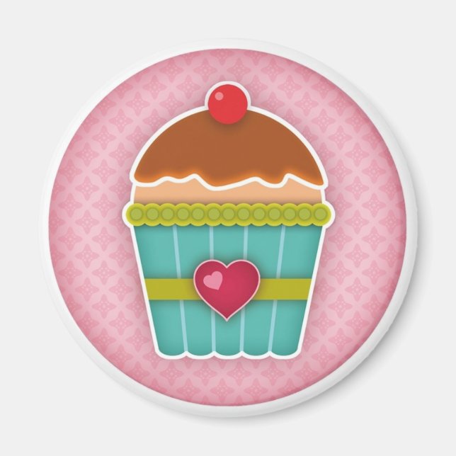 J'adore Cupcakes Magnet (Devant)