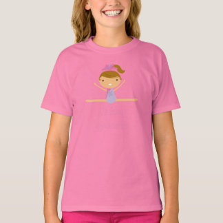 J'adore la gymnastique scinder le t-shirt de fille