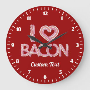 J'adore la Horloge Ronde au Bacon
