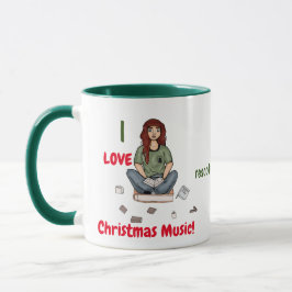 J'adore la musique de Noël ! Mug