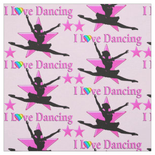 J'ADORE LE BALLET ET LE TISSU ROSE DANSANT