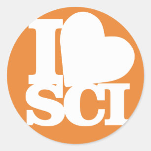 J'adore les autocollants du cercle des sciences
