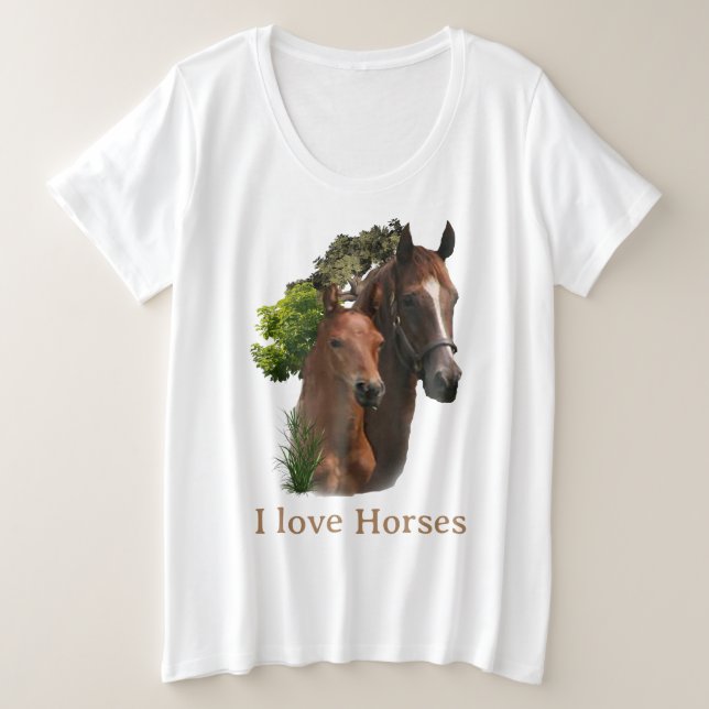 J'adore les chevaux (Design devant)