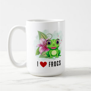 J'adore les grenouilles à café Mug