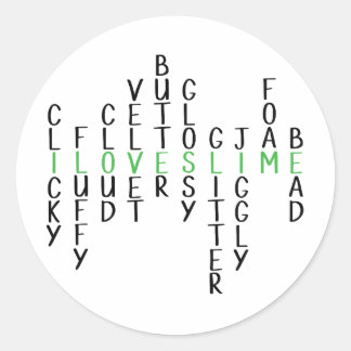 J'adore les stickers slime