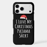 J'adore ma chemise de pyjama de Noël
