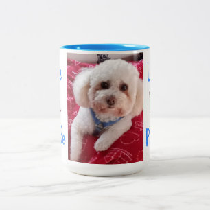 J'adore ma tasse de café de caniche