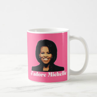 J'adore Michelle Kaffee Tasse im Erdbeerrosa