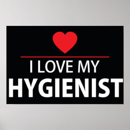 J'adore mon affiche hygiéniste