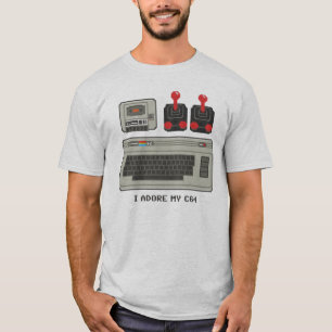 J'adore mon C64 ! commodore 64 du T-shirt 8bit