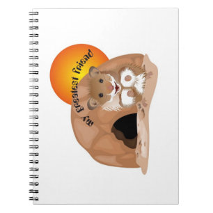 J'adore mon carnet de notes de hamster