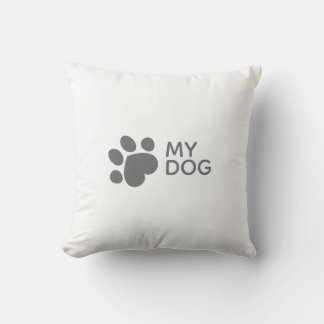 J'adore mon chien Coussin de jet