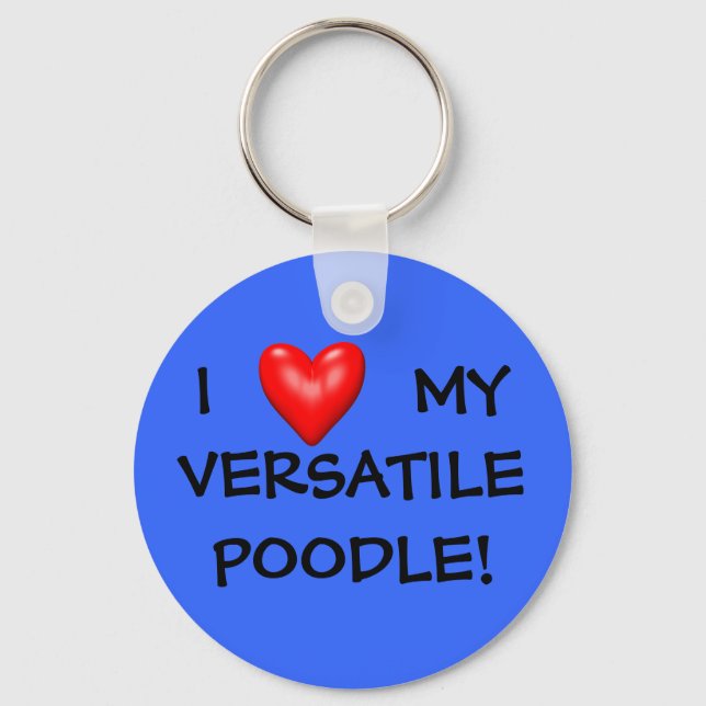 J'ADORE MON PEUPLE VERSATILE ! PORTE-CLÉ (Recto)