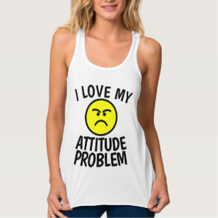 J'ADORE MON PROBLÈME D'ATTITUDE Mesdames T-Shirts