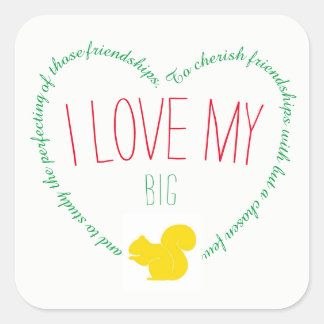 J'adore mon Sticker Big Sorority