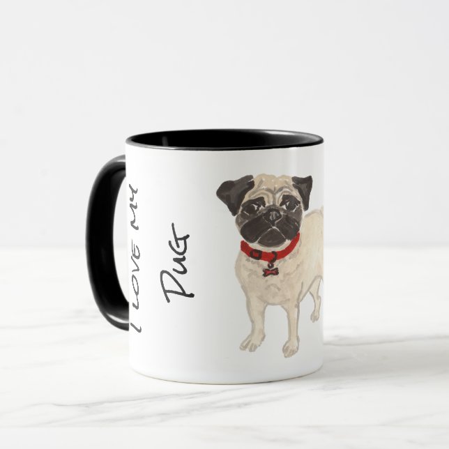 J'adore My Carlin Mug (Devant gauche)