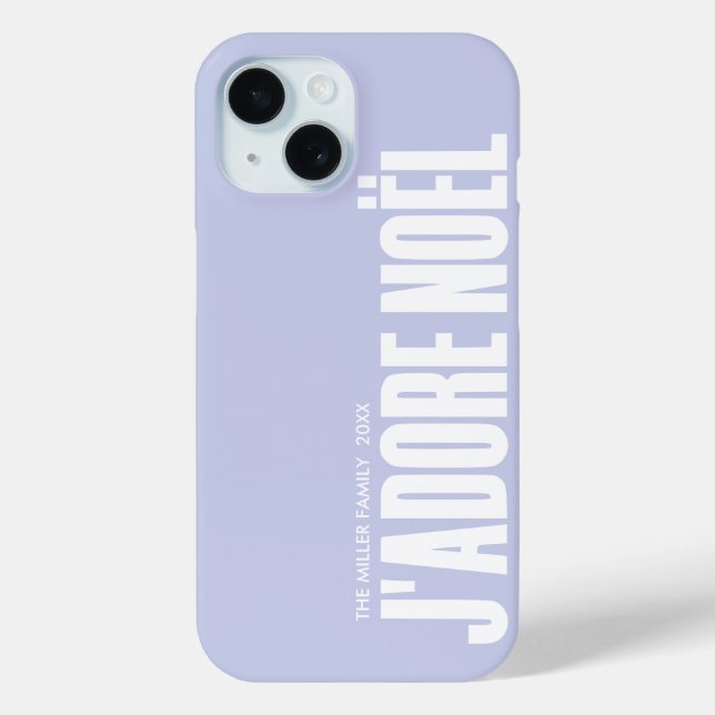 J'adore Noël! Case-Mate iPhone Hülle (Rückseite)