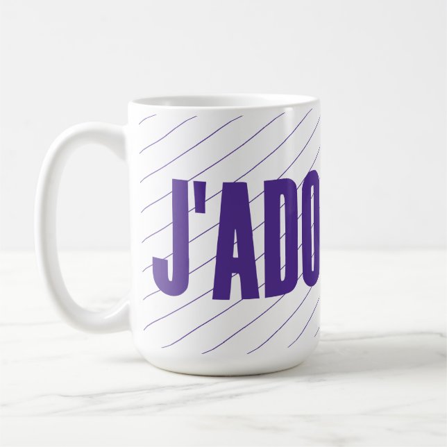 J'adore Noël! Kaffeetasse (Links)