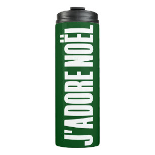 J'adore Noël! Thermosbecher