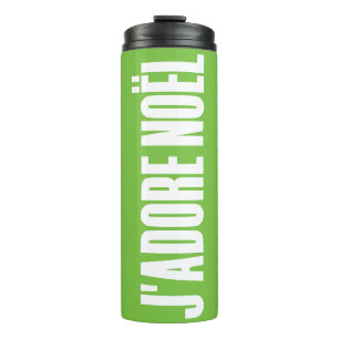 J'adore Noël! Thermosbecher