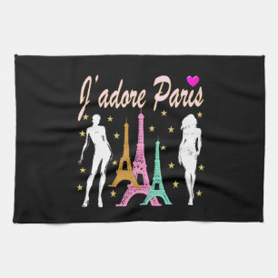 J'ADORE PARIS EIFFEL TOWER DESIGN GESCHIRRTUCH