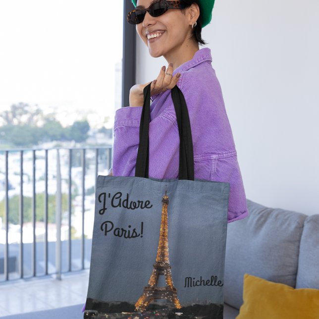 J'Adore Paris Personalisiert Tote Bag Tasche (Von Creator hochgeladen)