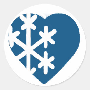 J'adore Snowflakes - autocollants