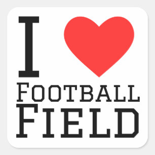 J'adore Sticker de terrain de football
