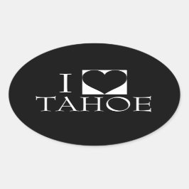 J'ADORE TAHOE GLOSSY BUMPER STICKER
