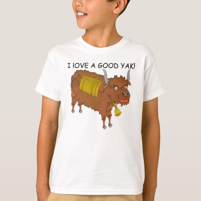 J'adore un bon t-shirt YAK (Devant)