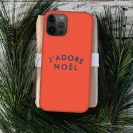 J'adore Weihnachten | Moderne Liebe Weihnachten Ro Case-Mate iPhone Hülle