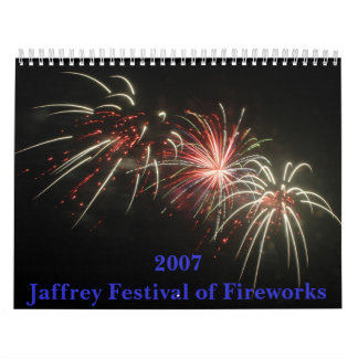 Jaffrey Festival 2007 der Feuerwerke Kalender