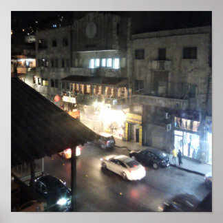 Jafra Café, Altstadt, Jordanien Poster