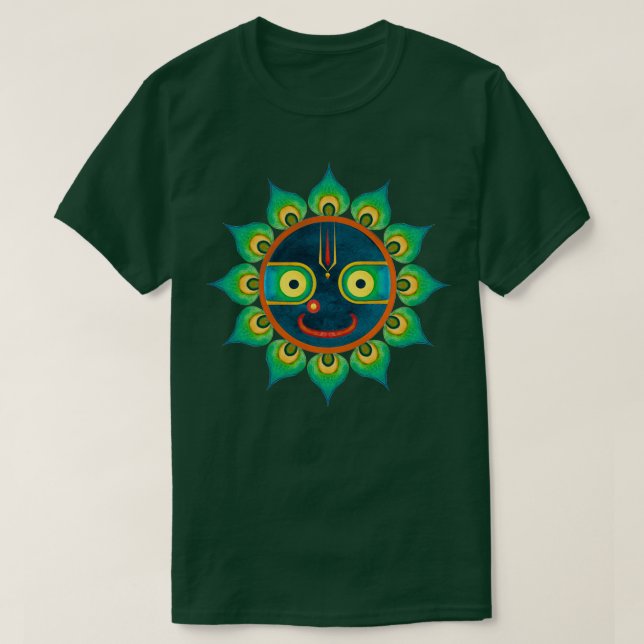 JAGANNATH MANDALA LORD DES UNIVERSUMS T-Shirt (Design vorne)