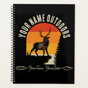 Jagd ADD NAME Außerhalb des Elk Wilderness Camp Planer