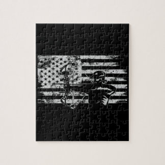 Jagd Archer American Flag Bowhunting Jagen