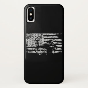 Jagd Archer American Flag Bowhunting Jagen Case-Mate iPhone Hülle