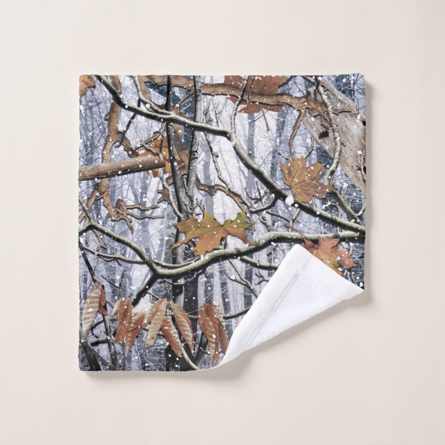Jagd auf Camouflage-Schneepatel 3 Waschlappen (Waschlappen)