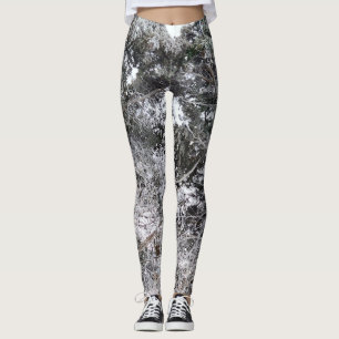 Jagd auf Camouflage-Schneepulver 4 Leggings