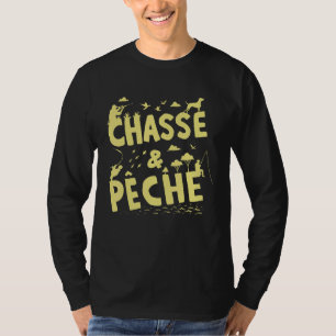 Jagd auf Chasse und Peche T-Shirt