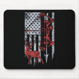 Jagd auf Hirsche Fahne für Männer oder Frauen Jäge Mousepad