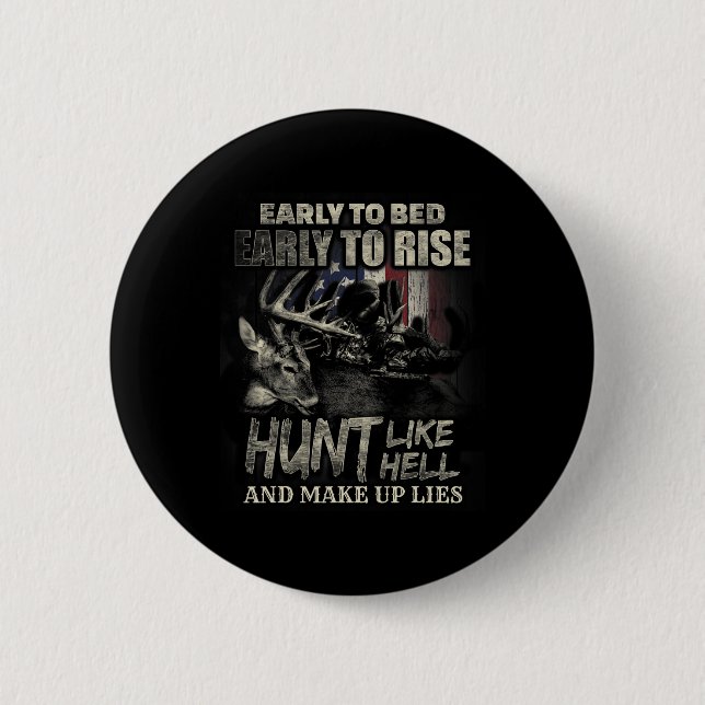 Jagd auf Hirsche und Jagd auf Hirsche Button (Vorderseite)