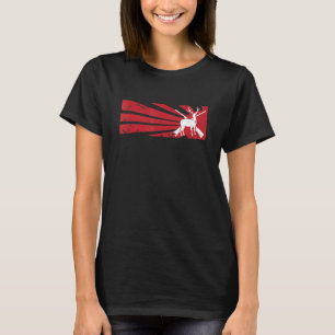 Jagd auf Männer Jagd Jäger Hirsche Wilderei Retro T-Shirt