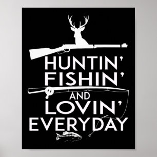 Jagd auf Shirt und Liebe im Alltag - Land Poster