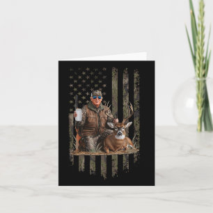 Jagd auf Trump Camouflage US-Flagge Hirschjagd Mee Karte