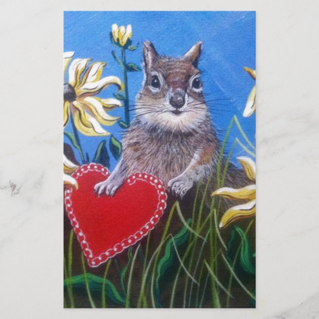 "Jagd auf Valentine" Briefpapier (Vorderseite)