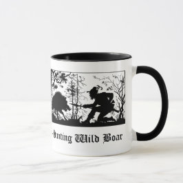 Jagd auf Wildschwein/Jagd des wilder Tasse