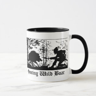 Jagd auf Wildschwein/Jagd des wilder Tasse
