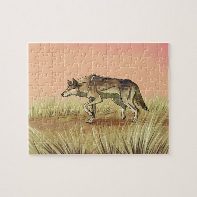 Jagd bei Sonnenaufgang (Horizontal)