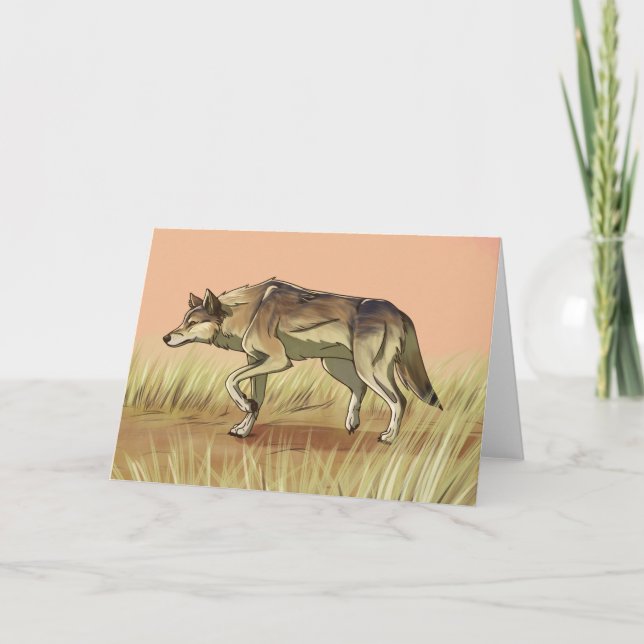 Jagd bei Sonnenaufgang Karte (Vorderseite)
